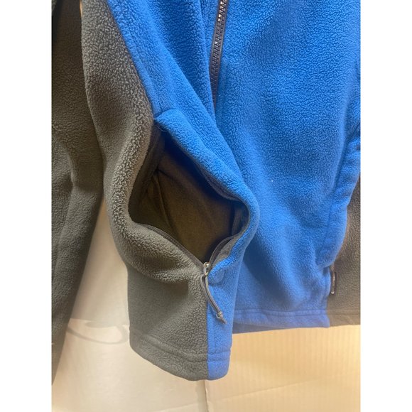 Mens Size Small The North Face Fleece Jacket Coat Blue Grey - Picture 10 of 15